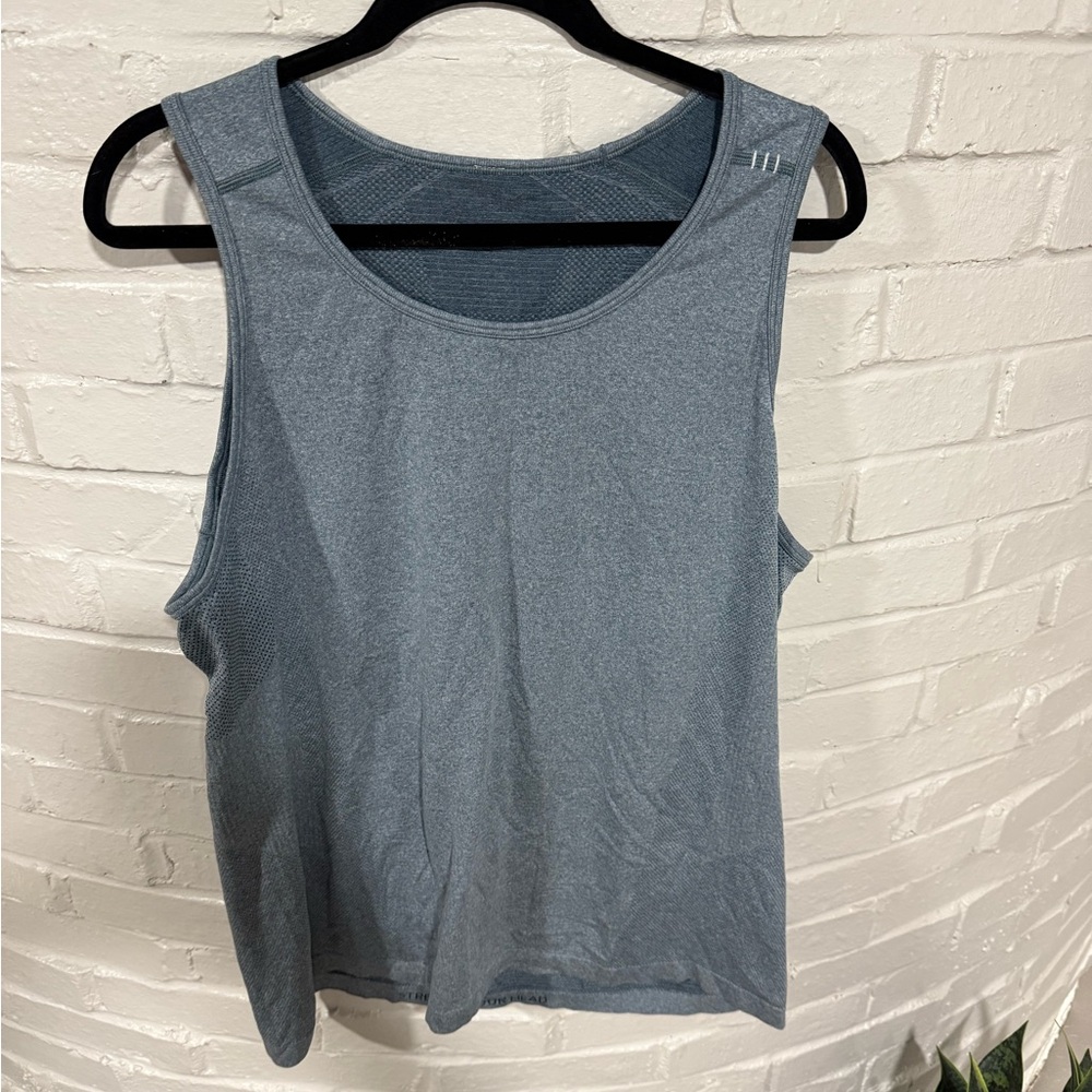 lululemon athletica Blue Tank Top